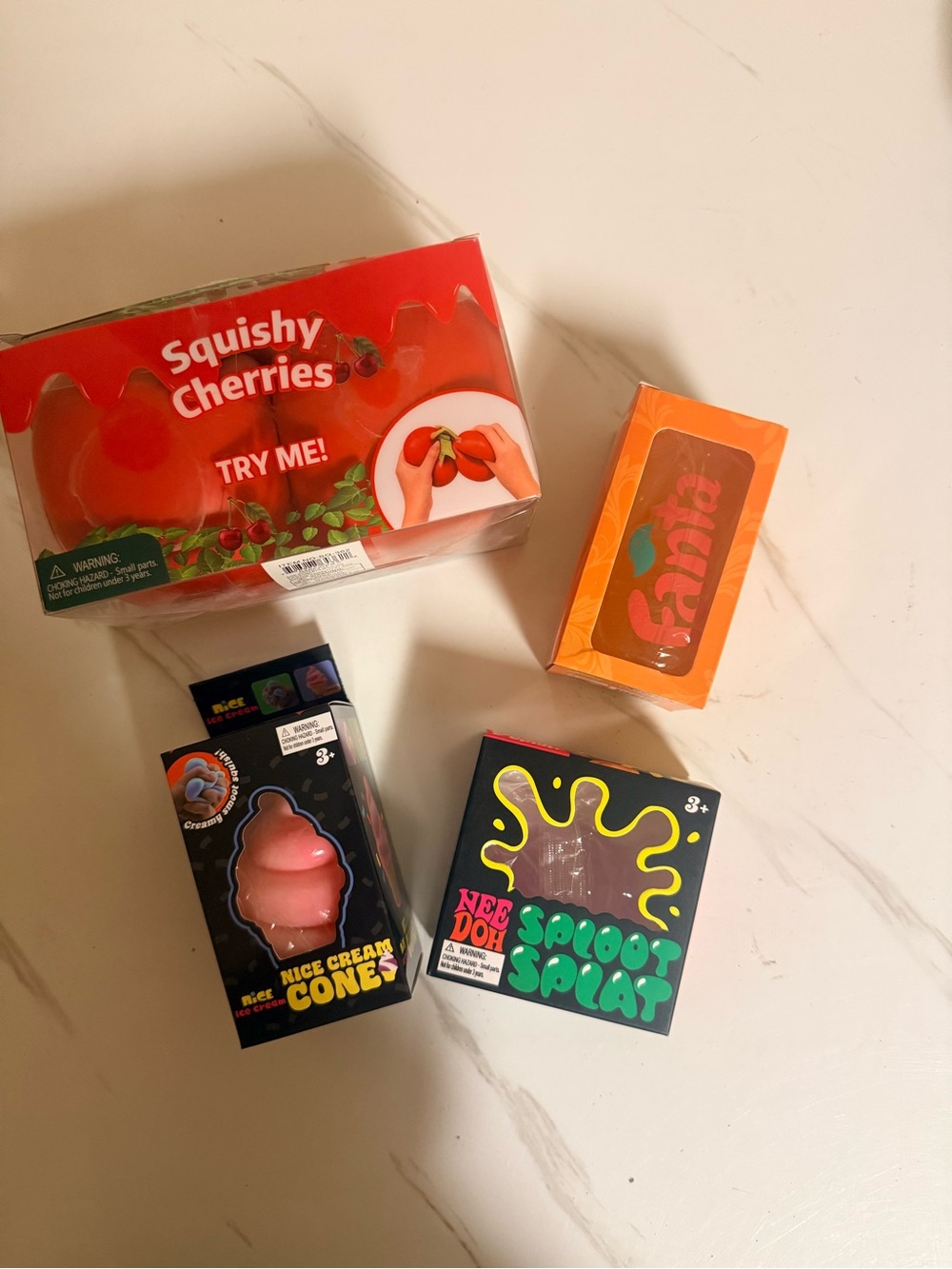 Squishy Cherries Kids Toy - Red Squish Sensory Fruit